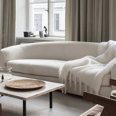ده اتاق نشیمن به سبک طراحی اسکاندیناوی ؛ مینیمالیستی به همراه مصالح طبیعی